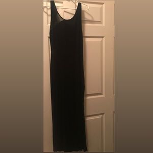 *NWOT* Black Scoop Back Maxi Dress